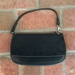 Small black Coach purse
